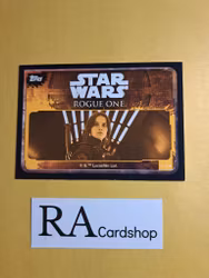 Jyn Erso #134 Rogue One Topps Star Wars
