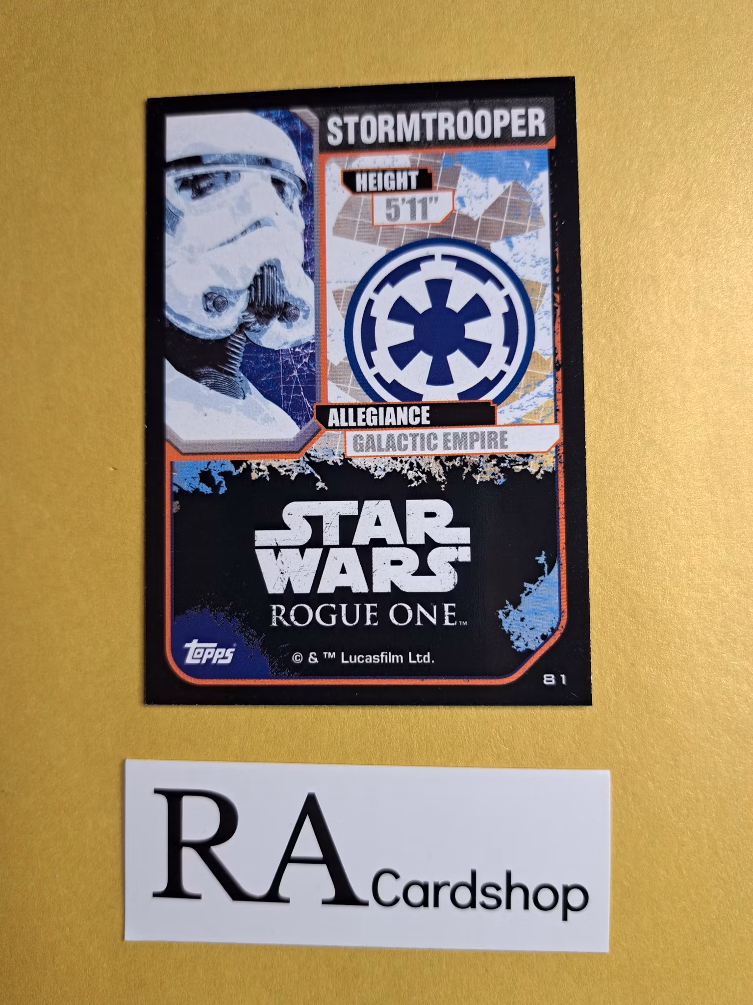 Stormtrooper #81 Rogue One Topps Star Wars