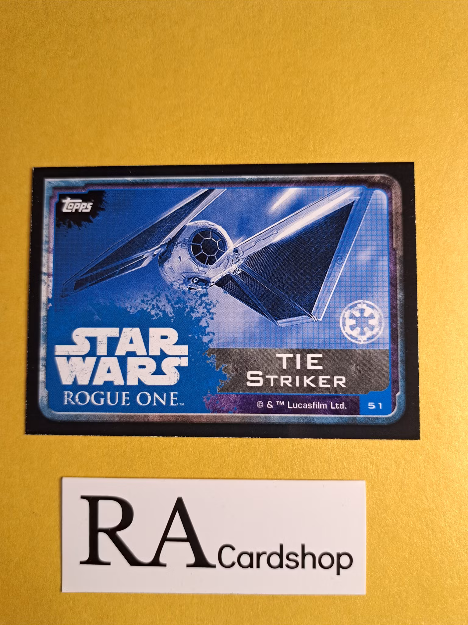 Tie Striker #51 Rogue One Topps Star Wars