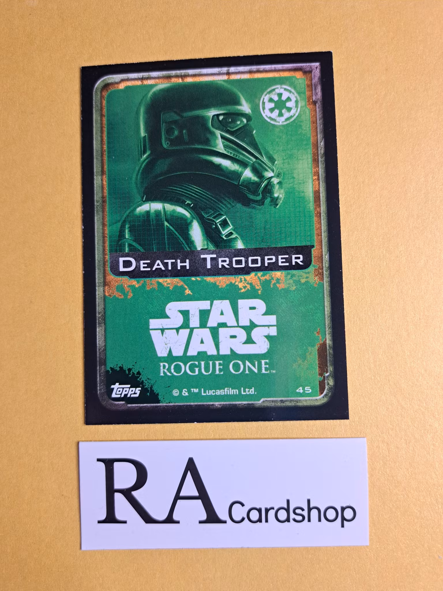 Death Trooper #45 Rogue One Topps Star Wars