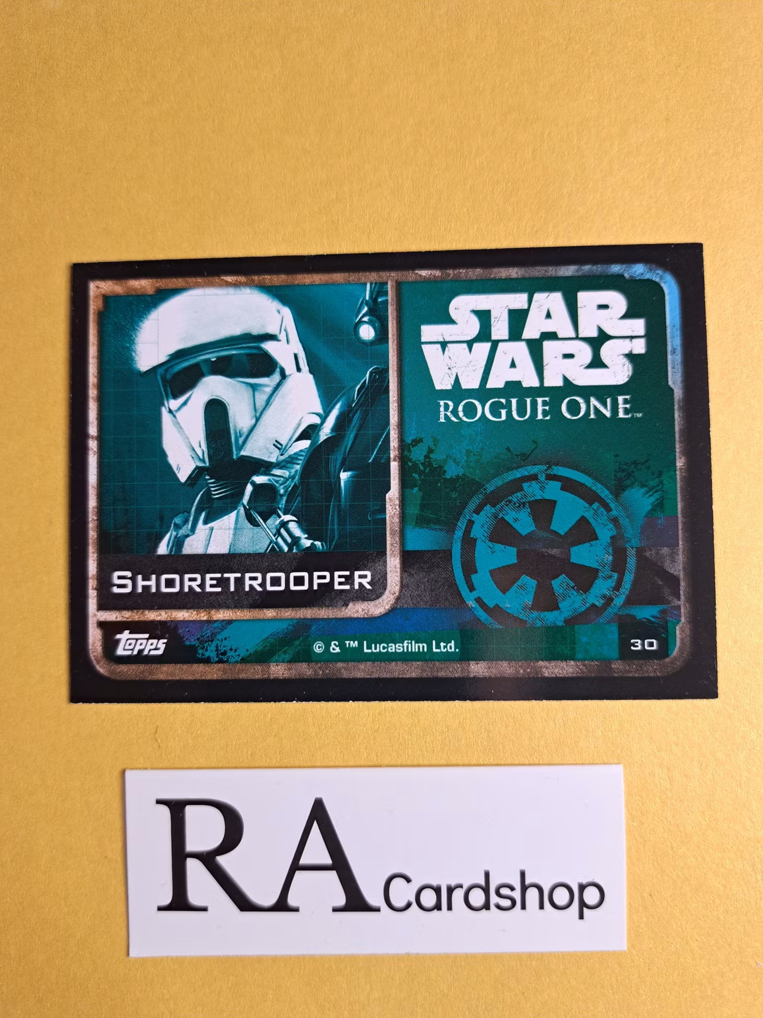 Shoretrooper #30 Rogue One Topps Star Wars