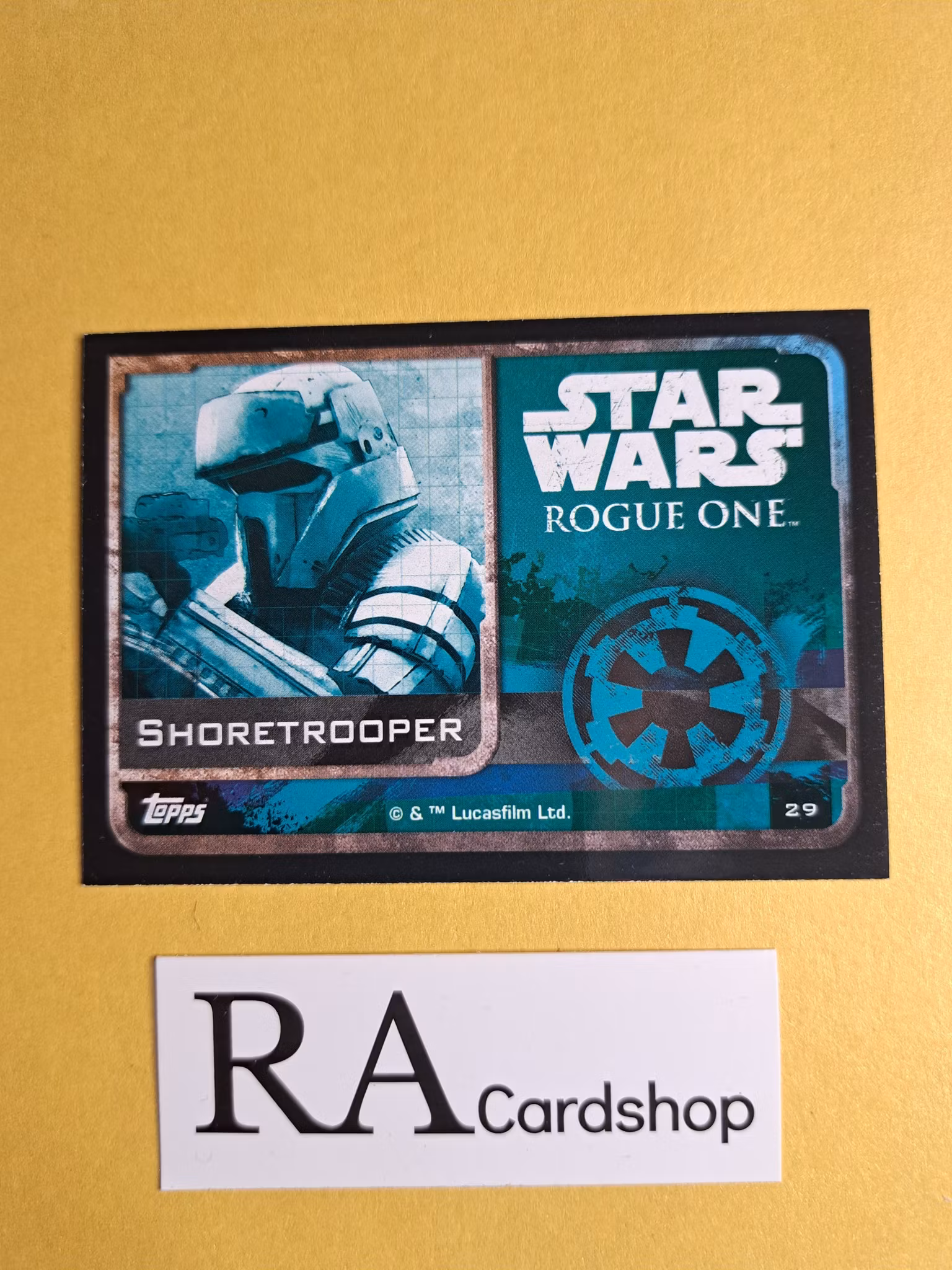 Shoretrooper #29 Rogue One Topps Star Wars