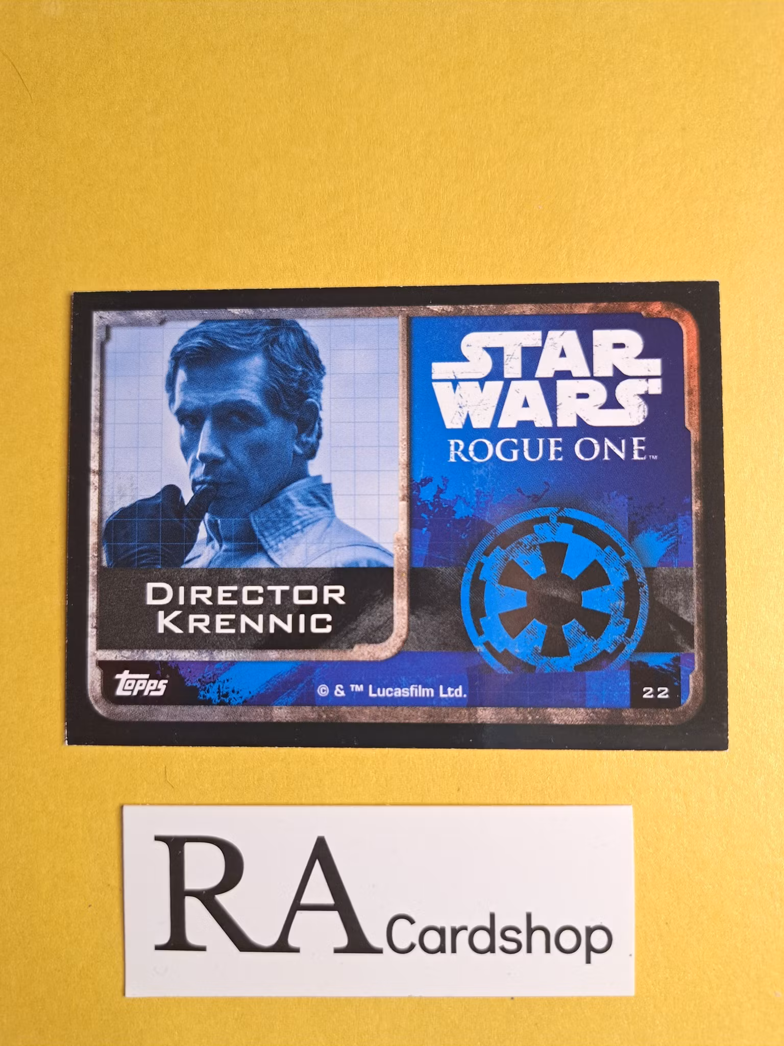Director Krennic #22 Rogue One Topps Star Wars