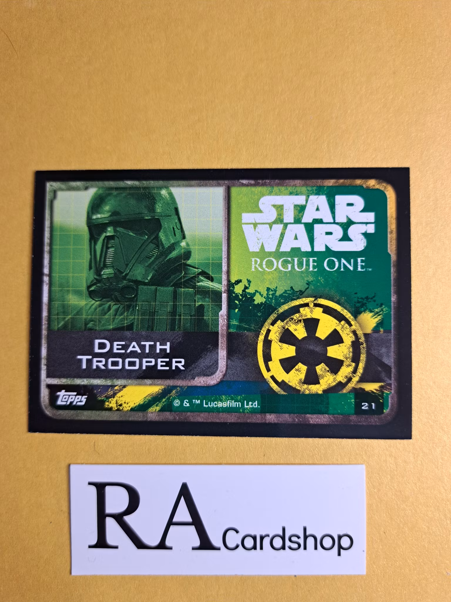 Death Trooper #21 Rogue One Topps Star Wars