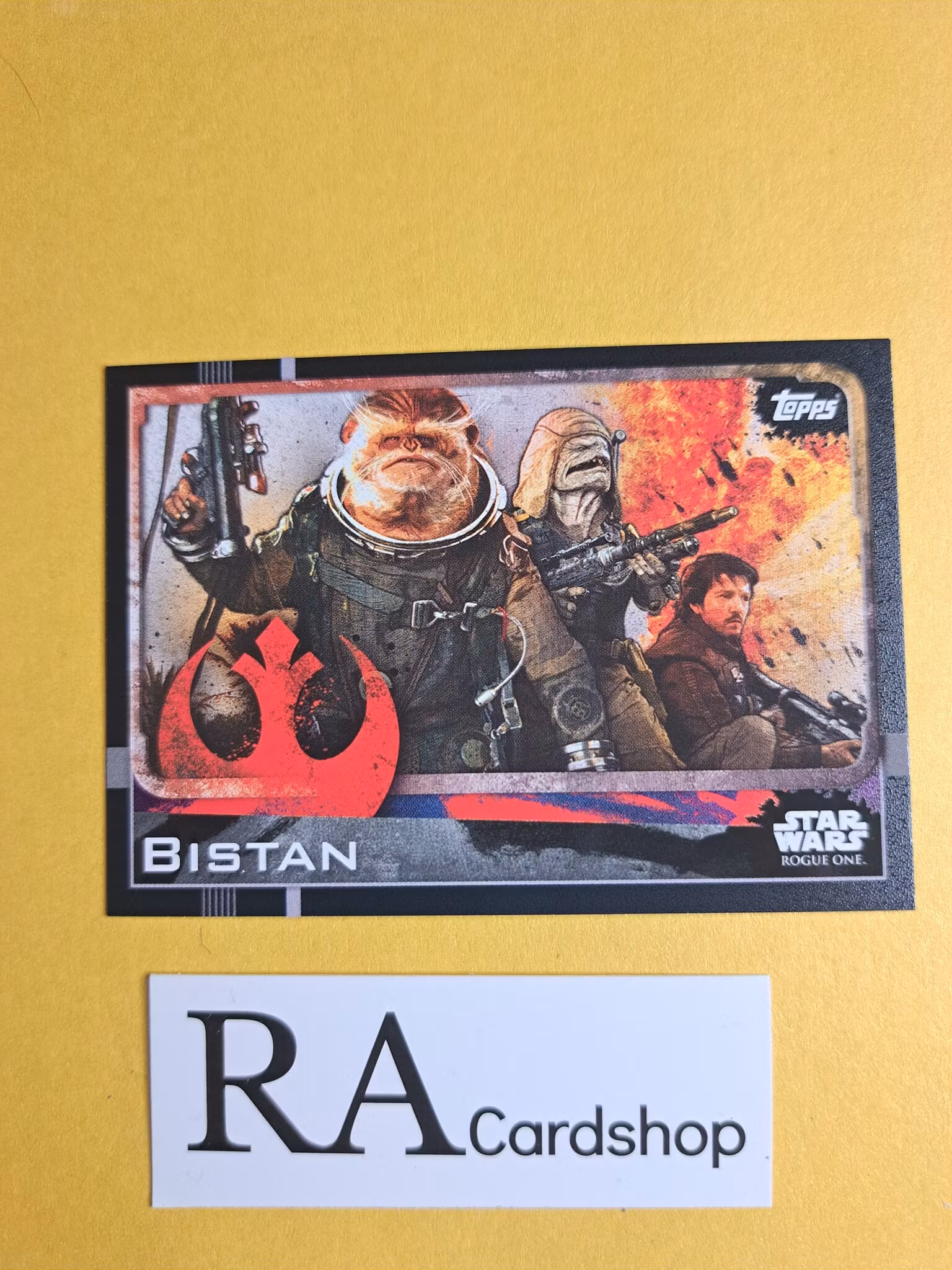 Bistan #18 Rogue One Topps Star Wars