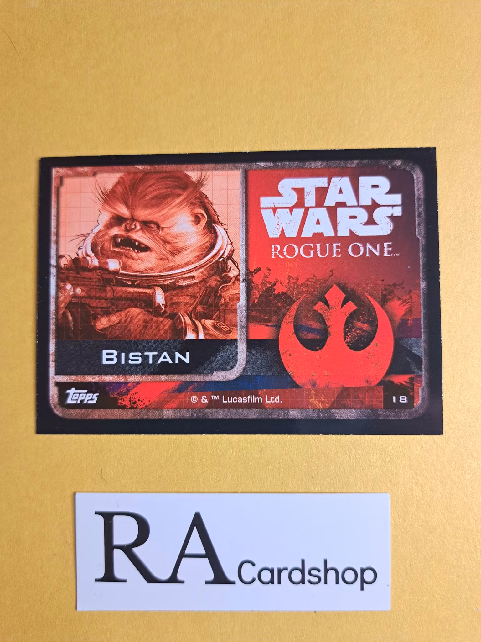 Bistan #18 Rogue One Topps Star Wars