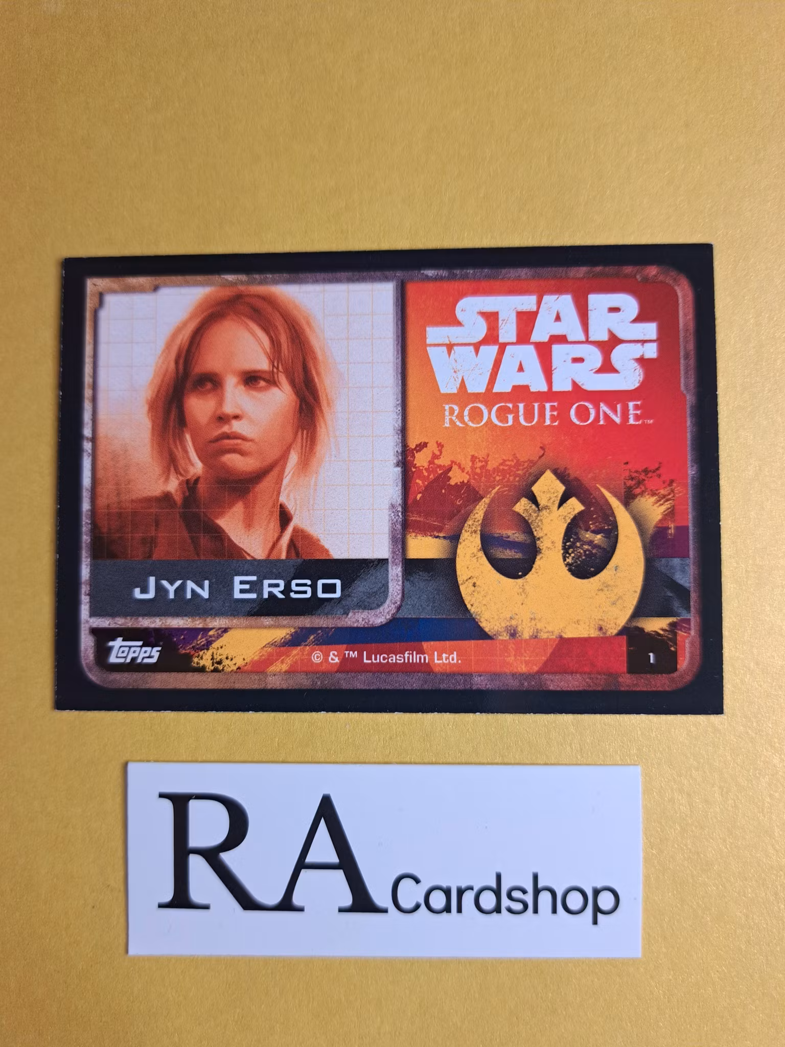 Jyn Erso #1 Rogue One Topps Star Wars