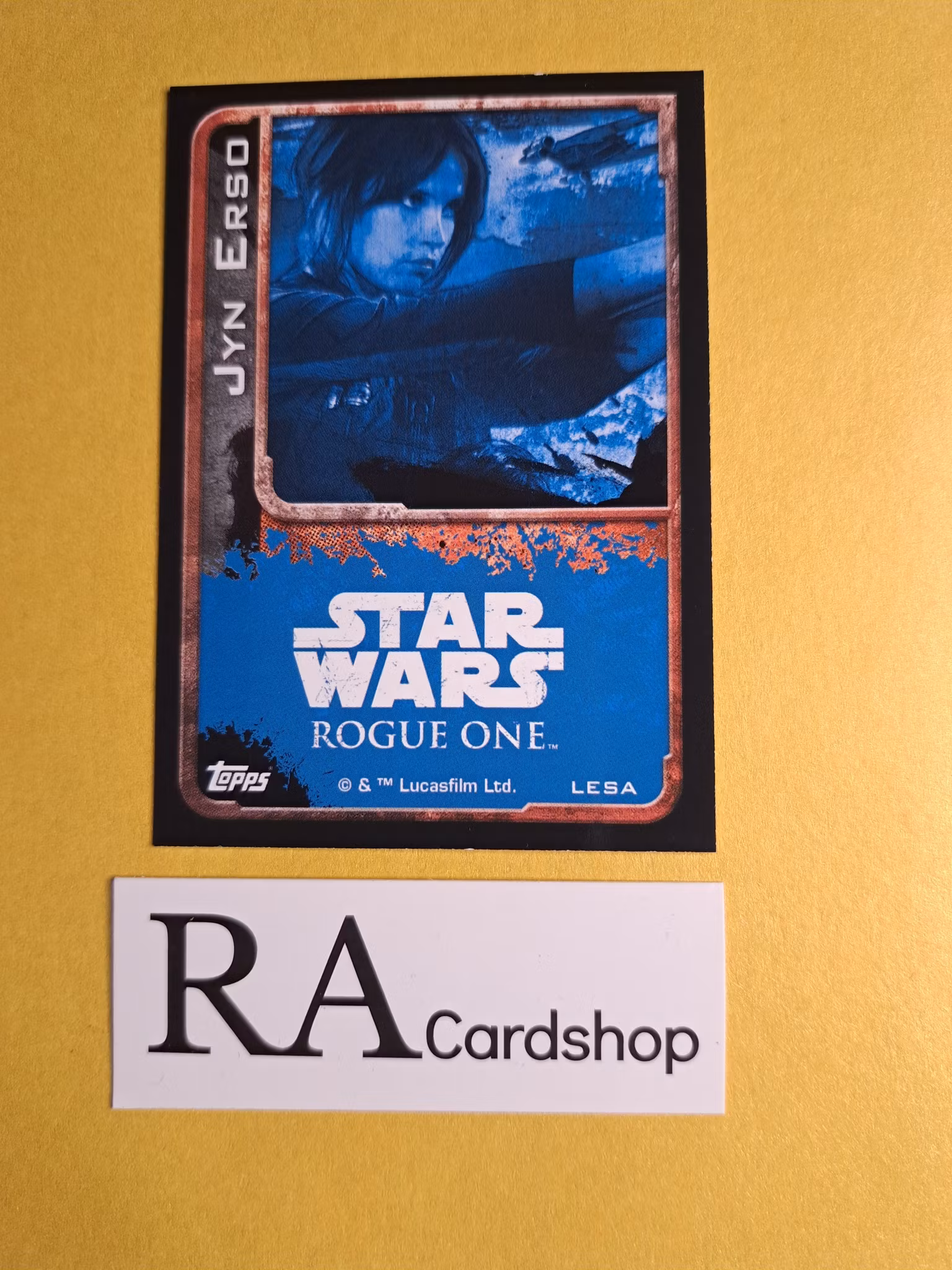 LIMITED EDITION Jyn Erso #LESA Rogue One Topps Star Wars