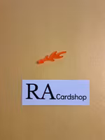 6126b Wave Rounded Straight with Bar End Flame Röd Lego