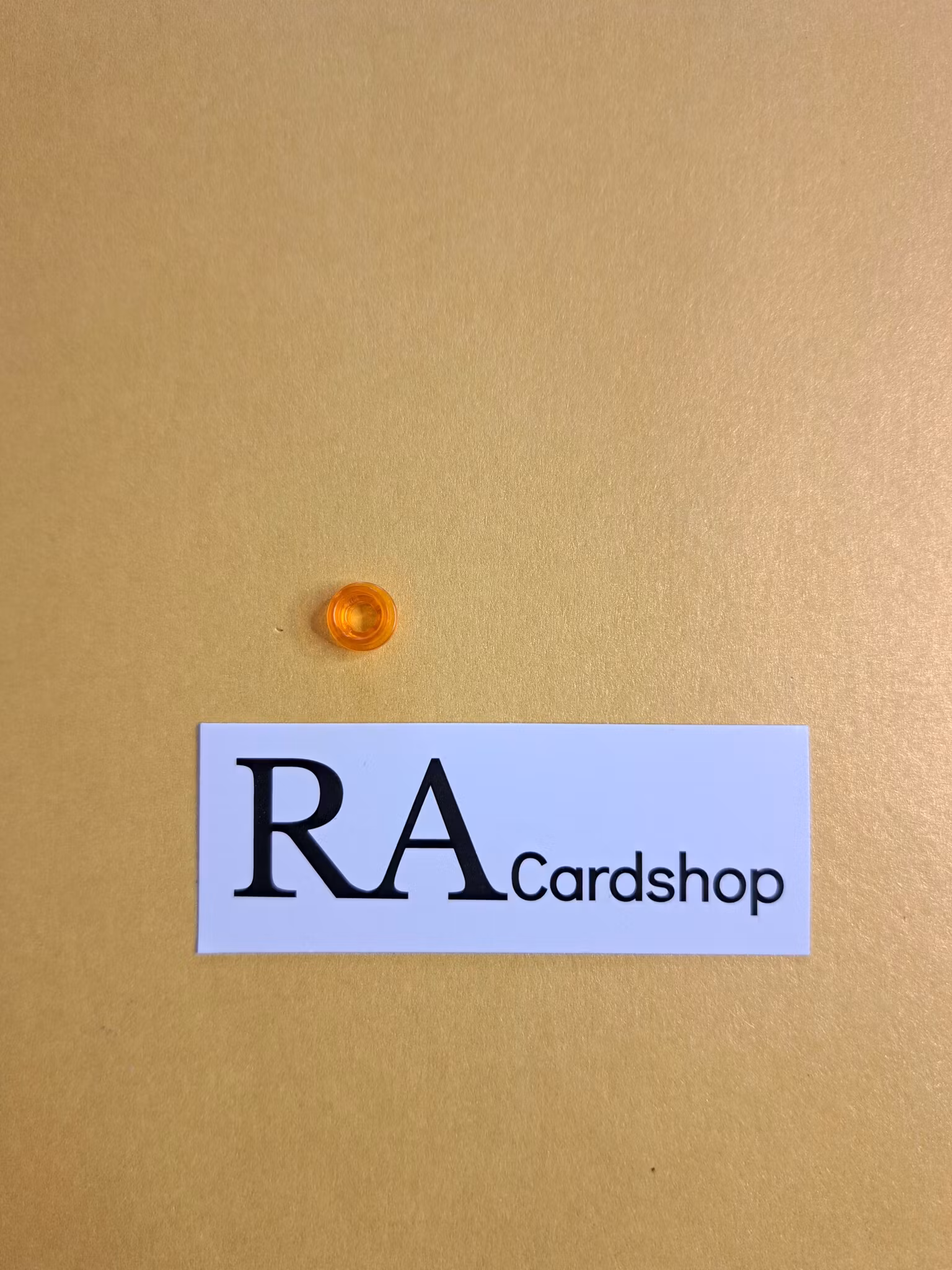 85861 Plate, Round 1 x 1 with Open Stud Transparent Orange Lego