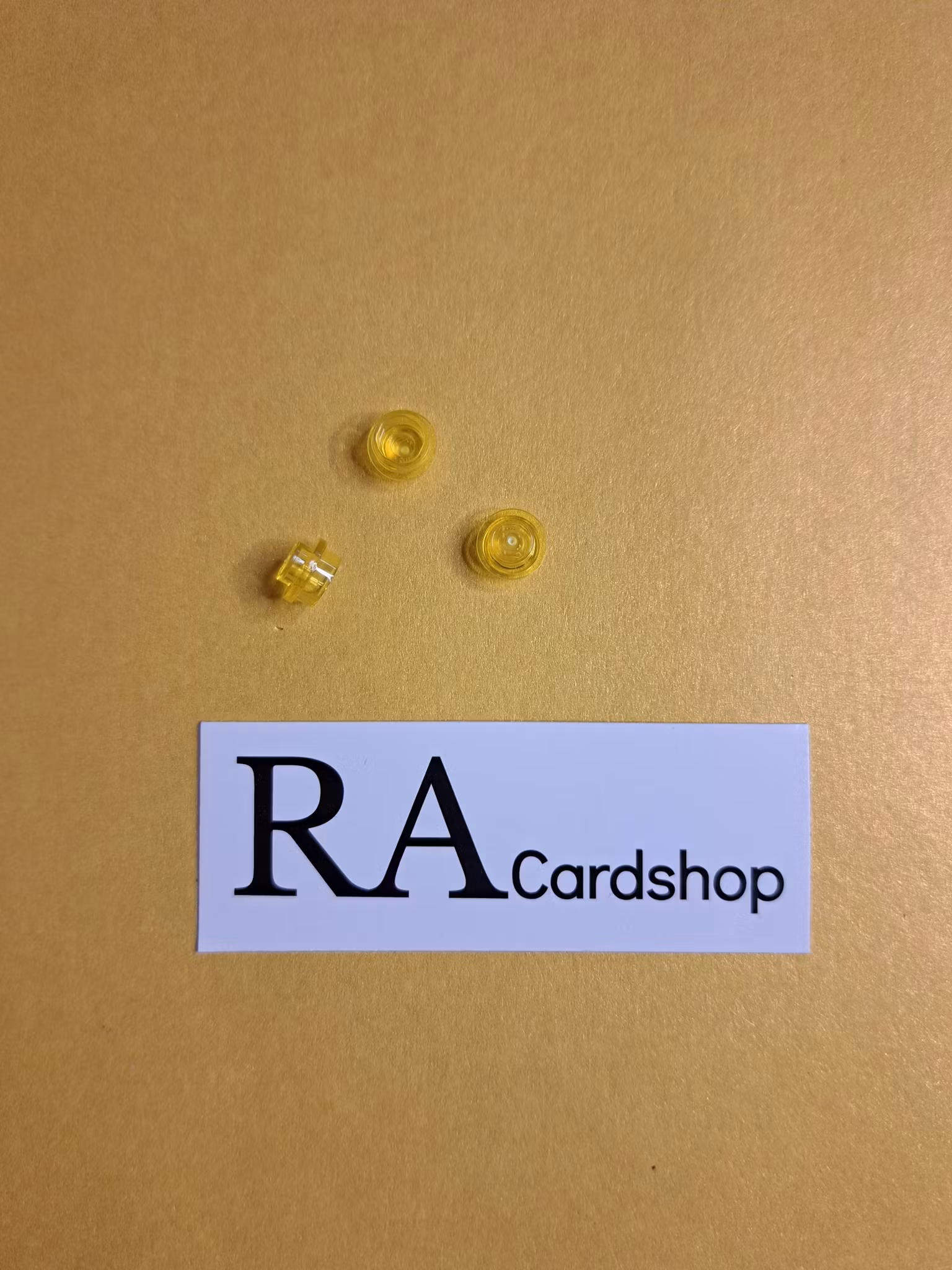 4073 Plate, Round 1 x 1 Transparent Neon Yellow Lego