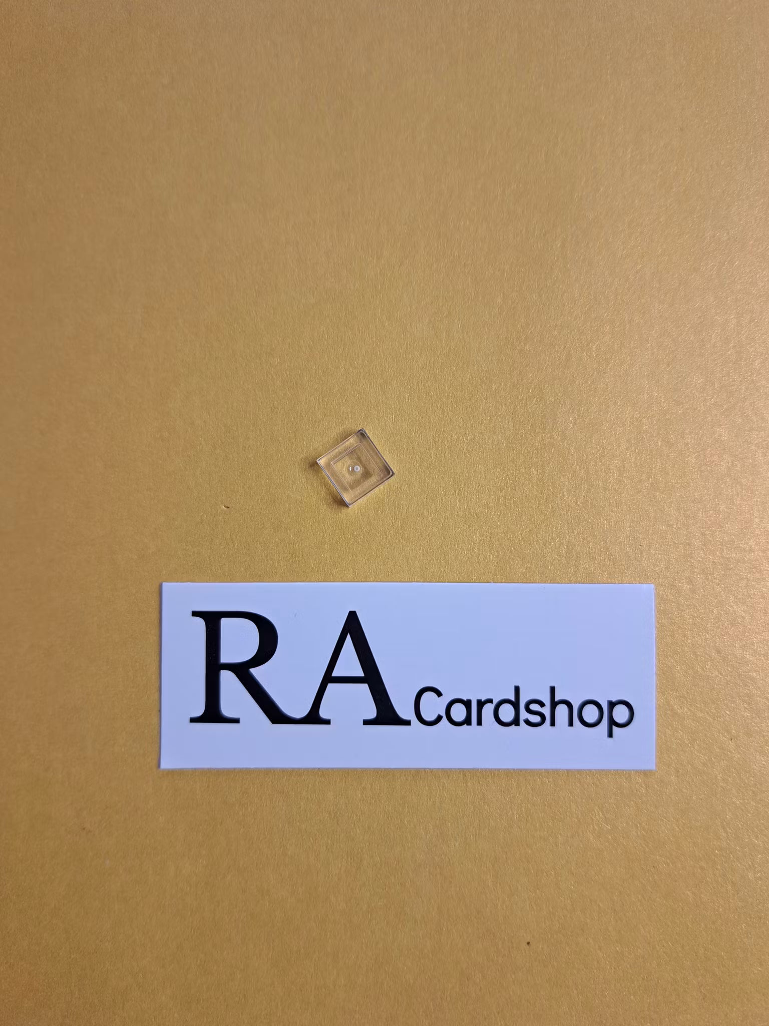 3070b Tile 1 x 1 with Groove Transparent Vit Lego