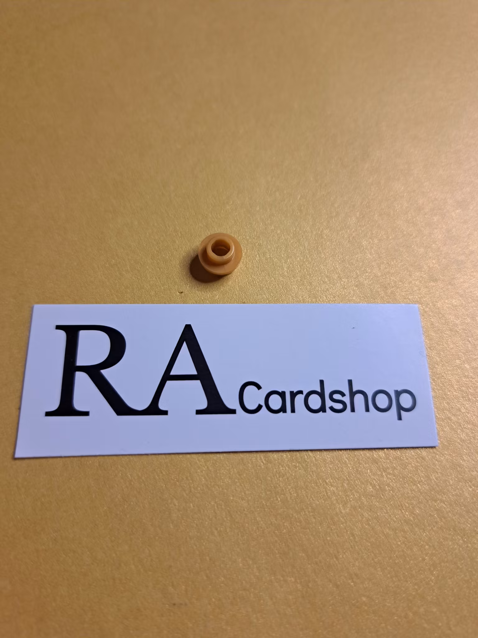 85861 Plate, Round 1 x 1 with Open Stud Pearl Gold Lego