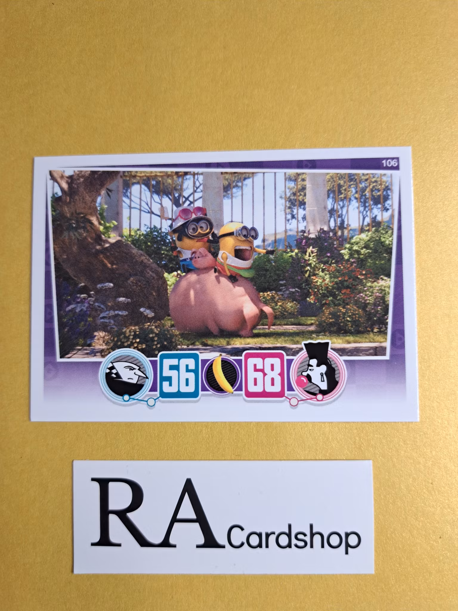 Minions Riding a Pig (2) #106 Despicable Me 3 Topps