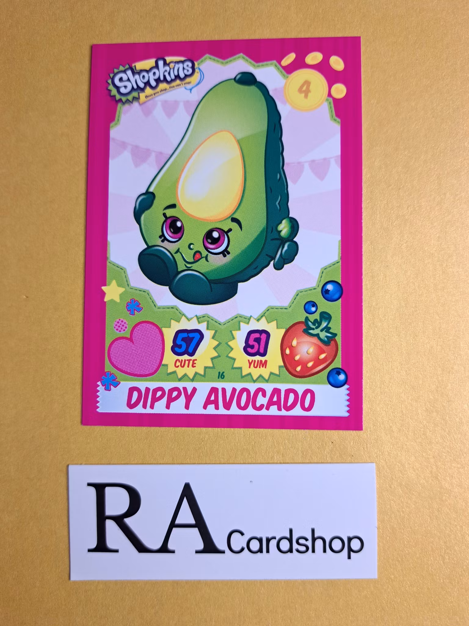 #16 Dippy Avocado Shopkins 2013 Topps