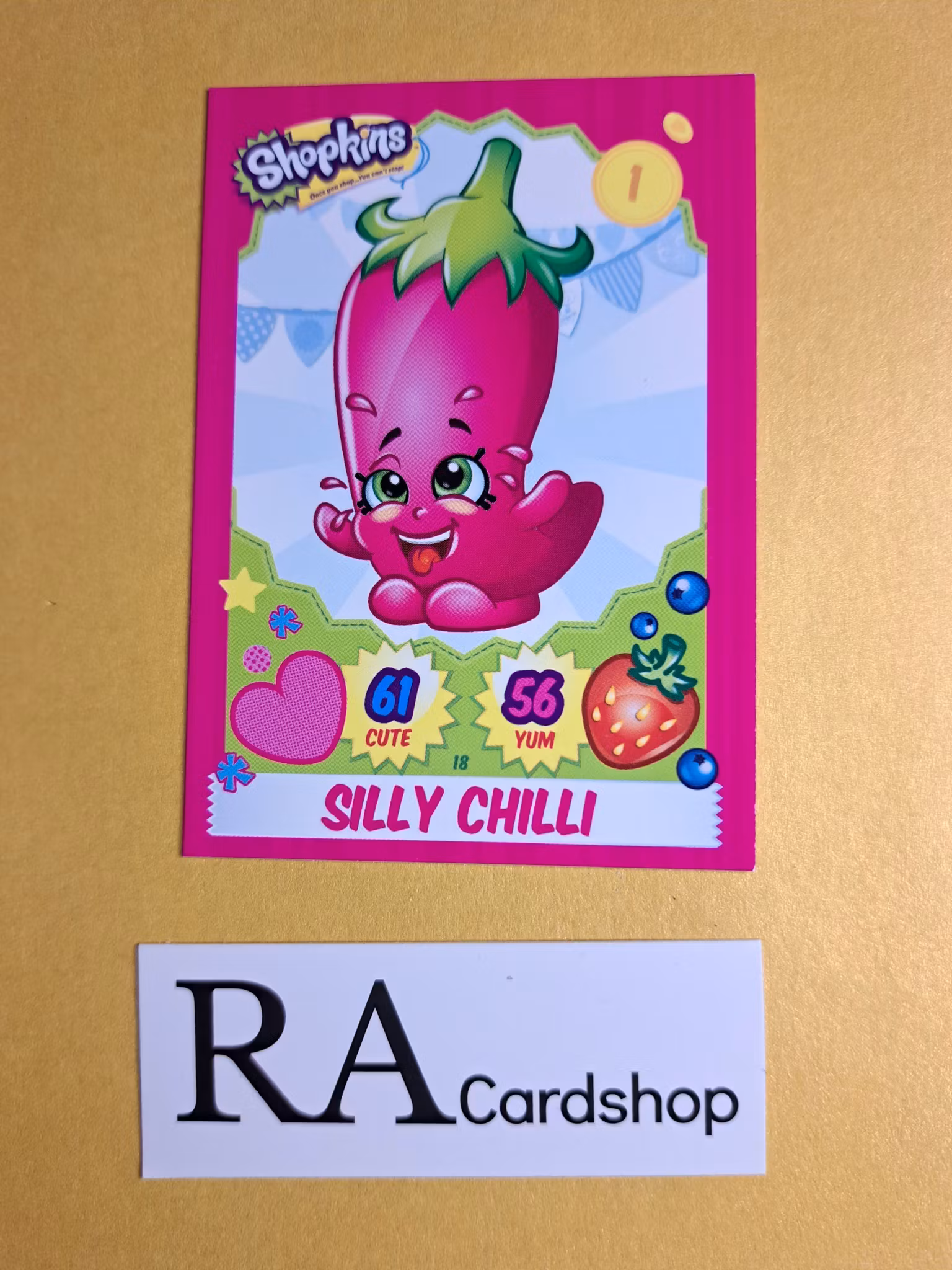 #18 Silly Chilli Shopkins 2013 Topps