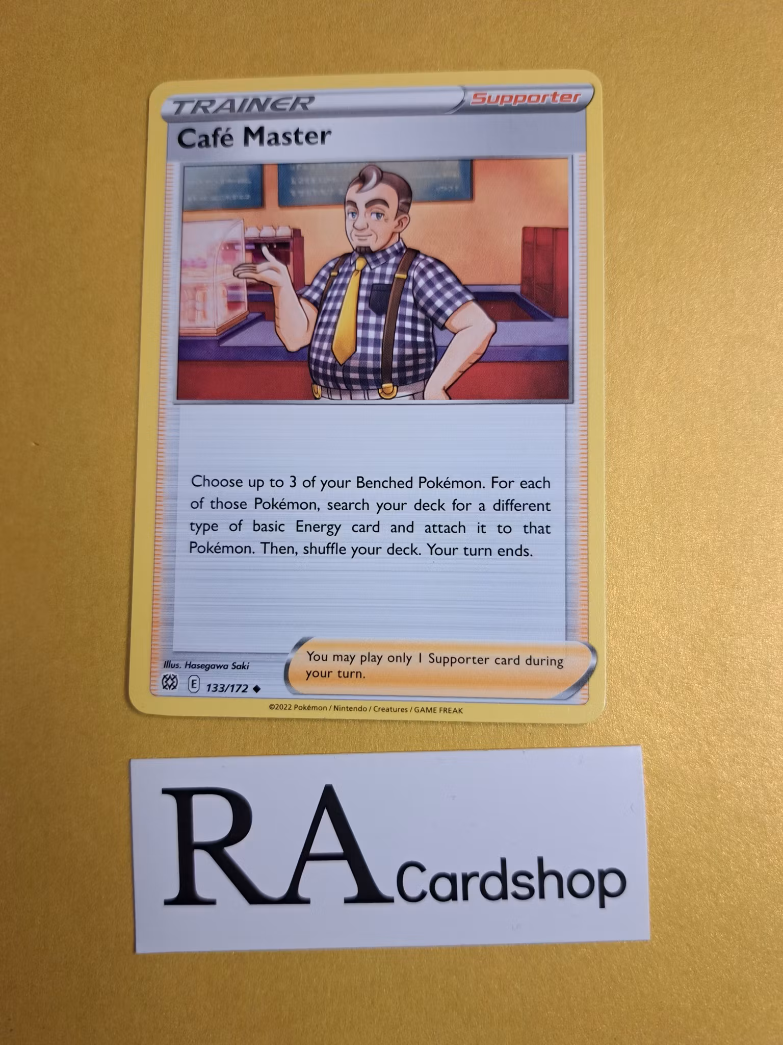 Cafe Master Uncommon 133/172 Brilliant Stars Pokémon