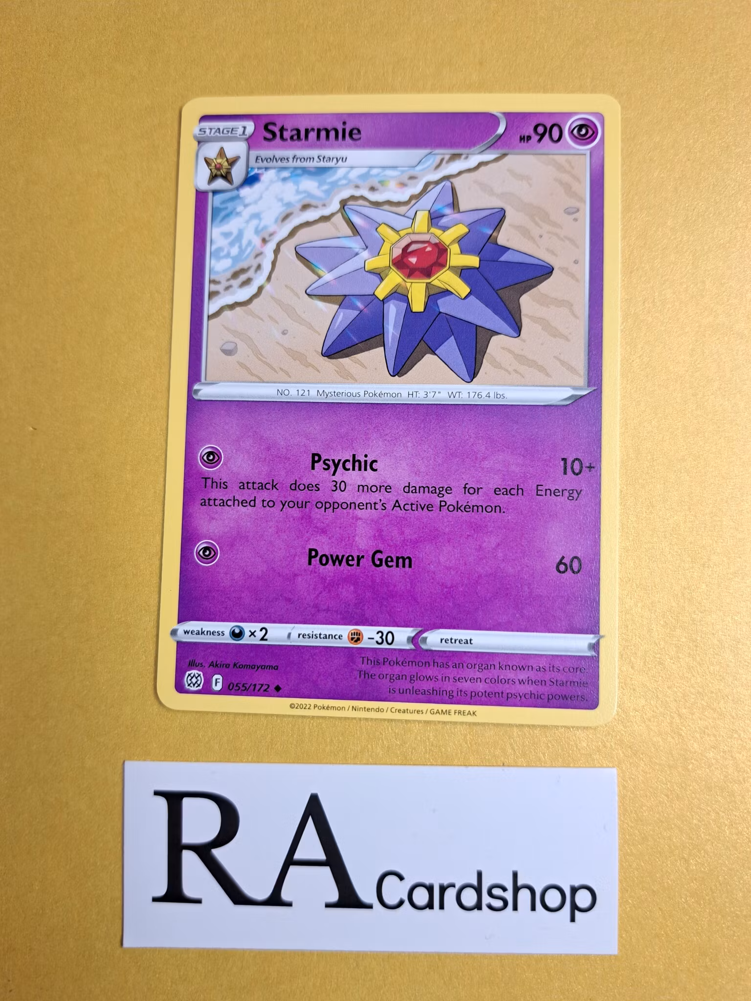 Starmie Uncommon 055/172 Brilliant Stars Pokemon