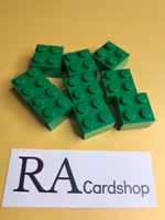 3003 Brick 2 x 2 Mörk Grön Lego