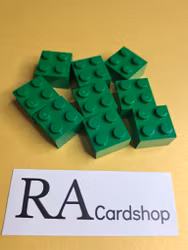 3003 Brick 2 x 2 Mörk Grön Lego