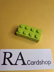 3001 Brick 2 x 4 Ljus Grön Lego