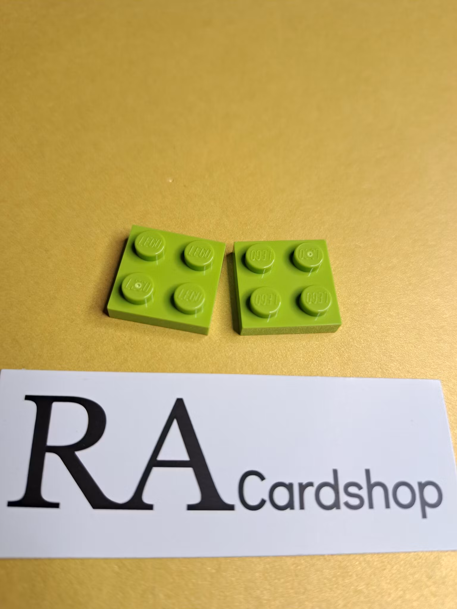 3022 Plate 2 x 2 Ljus Grön Lego