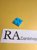 3022 Plate 2 x 2 Ljus Blå Lego