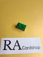 3004 Brick 1 x 2 Mörk Grön Lego