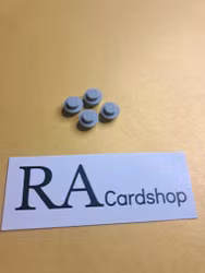 4073 Plate, Round 1 x 1 Ljus Grå Lego