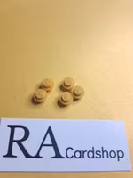 4073 Plate, Round 1 x 1 Pearl Gold Lego