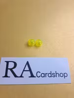 4073 Plate, Round 1 x 1 Transparent Yellow Lego