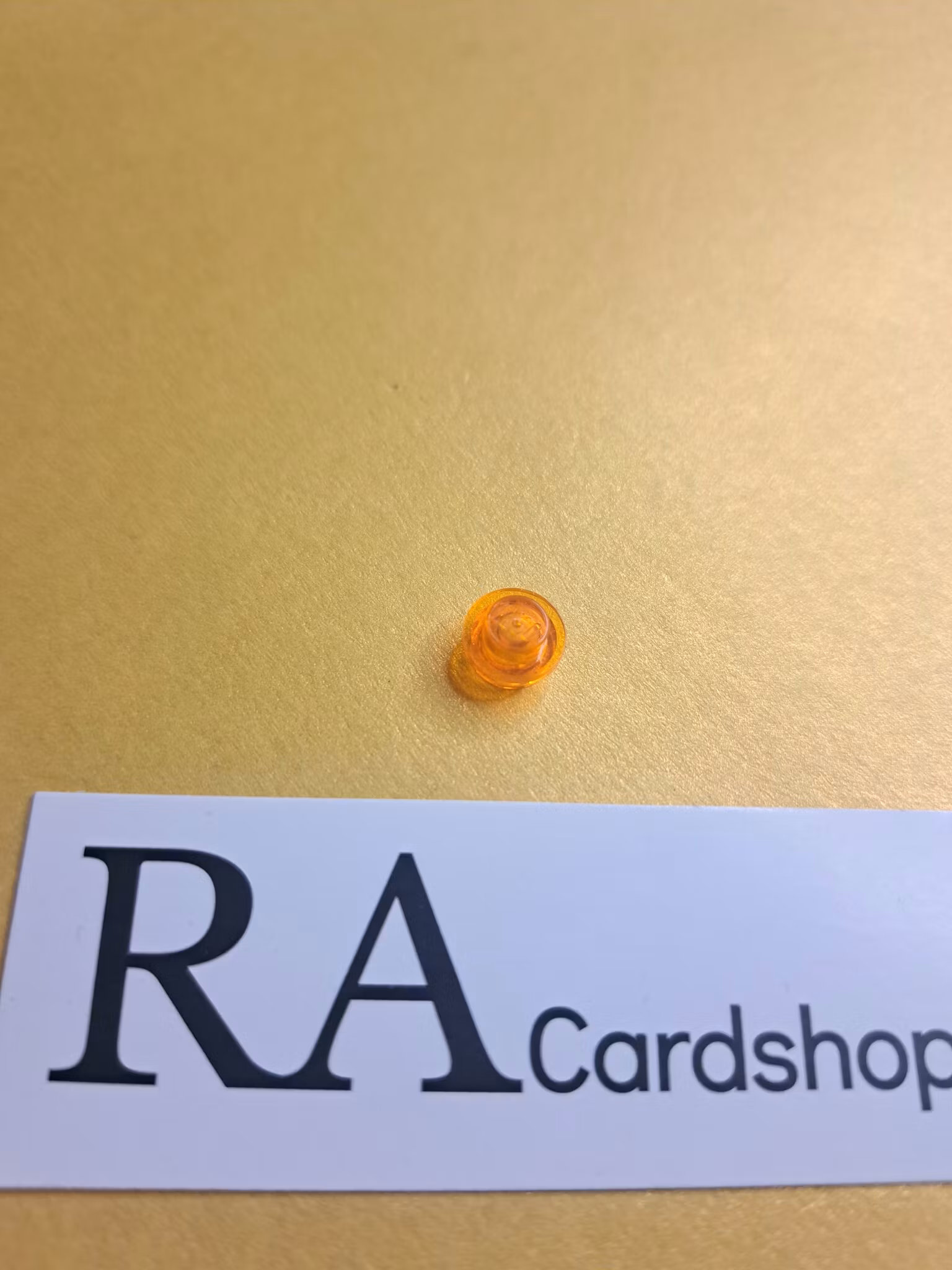 4073 Plate, Round 1 x 1 Transparent Neon Orange Lego