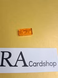 3023 Plate 1 x 2 Transparent Orange Lego