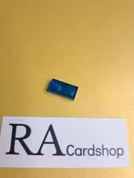 3023 Plate 1 x 2 Transparent Blue Lego