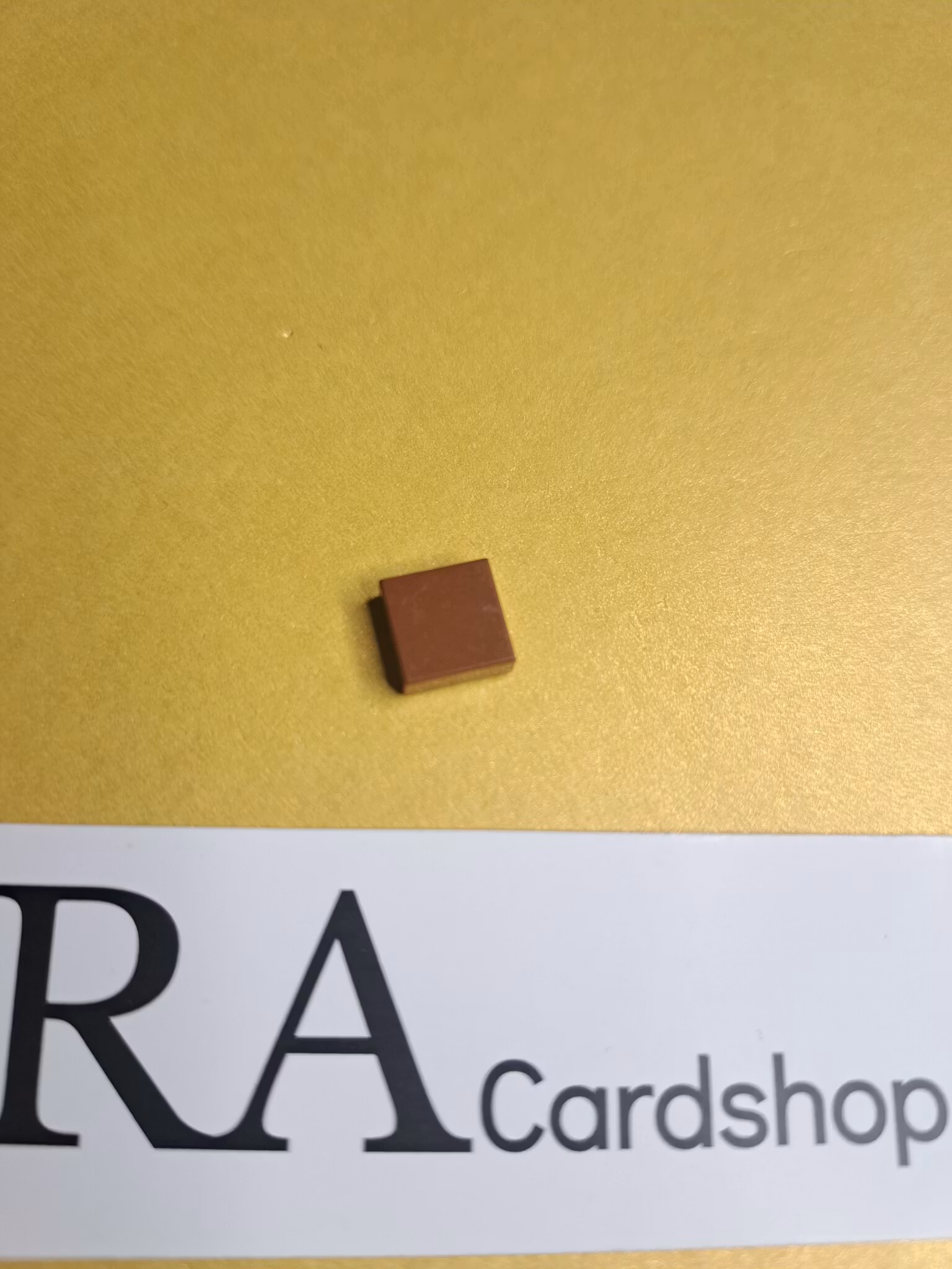 3070b Tile 1 x 1 with Groove Brun Lego