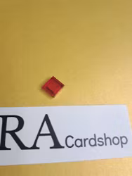 3070b Tile 1 x 1 with Groove Transparent Red Lego