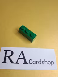 3622 Brick 1 x 3 Mörk Grön Lego