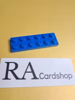 3795 Plate 2 x 6 Blue Lego