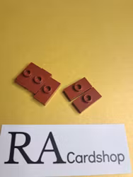 3794a Plate, Modified 1 x 2 with 1 Stud without Groove (Jumper) Redish Brown Lego