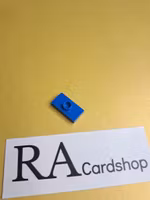 15573 Plate, Modified 1 x 2 with 1 Stud with Groove and Bottom Stud Holder (Jumper) Blue Lego