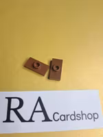 15573 Plate, Modified 1 x 2 with 1 Stud with Groove and Bottom Stud Holder (Jumper) Brown Lego