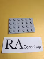 3032 Plate 4 x 6 Light Grey Lego