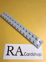 91988 Plate 2 x 14 Light Grey Lego