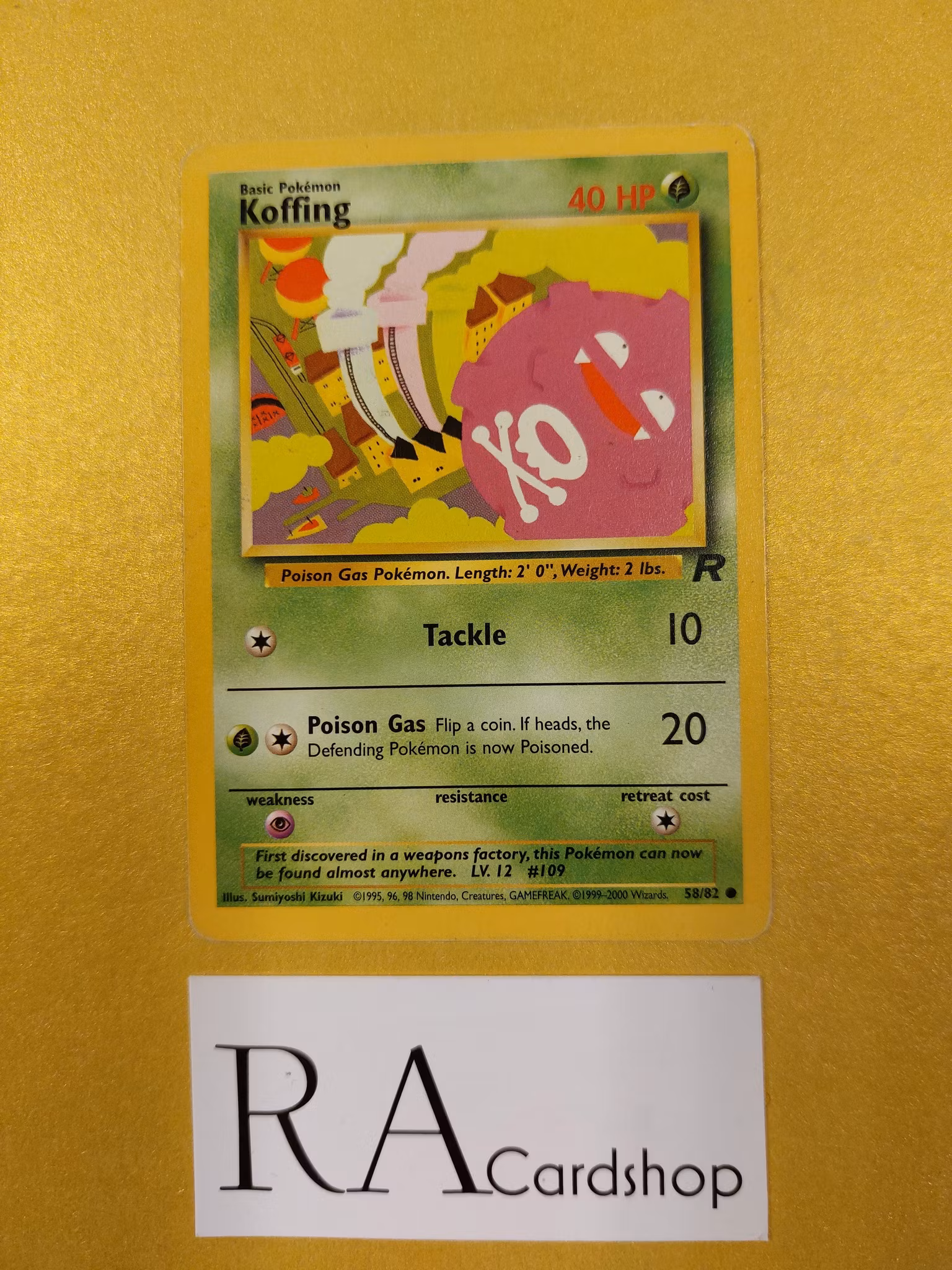 Koffing 58/82 (2) Common Team Rocket Pokemon