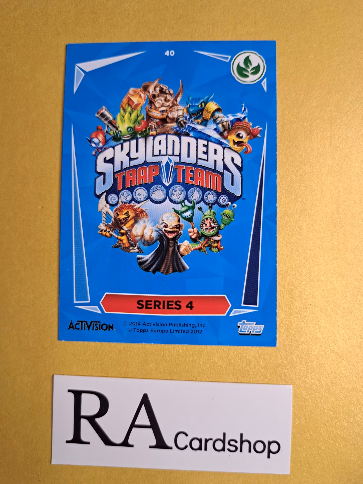 Sure Shot Shroomboom #40 Series 4 Skylanders Trap Team Topps