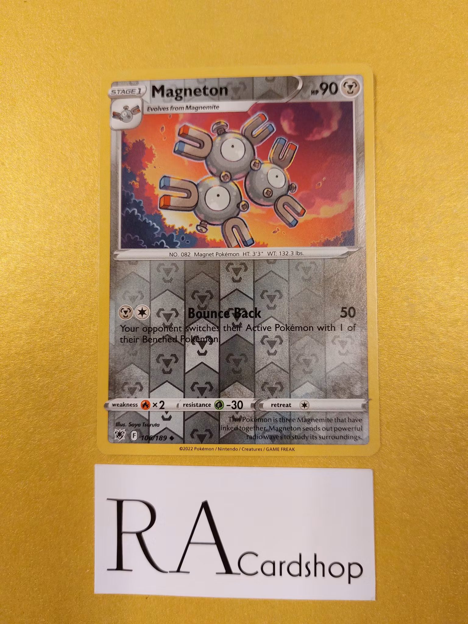 Magneton Reverse Holo Ucommon 106/189 Astral Radiance Pokemon