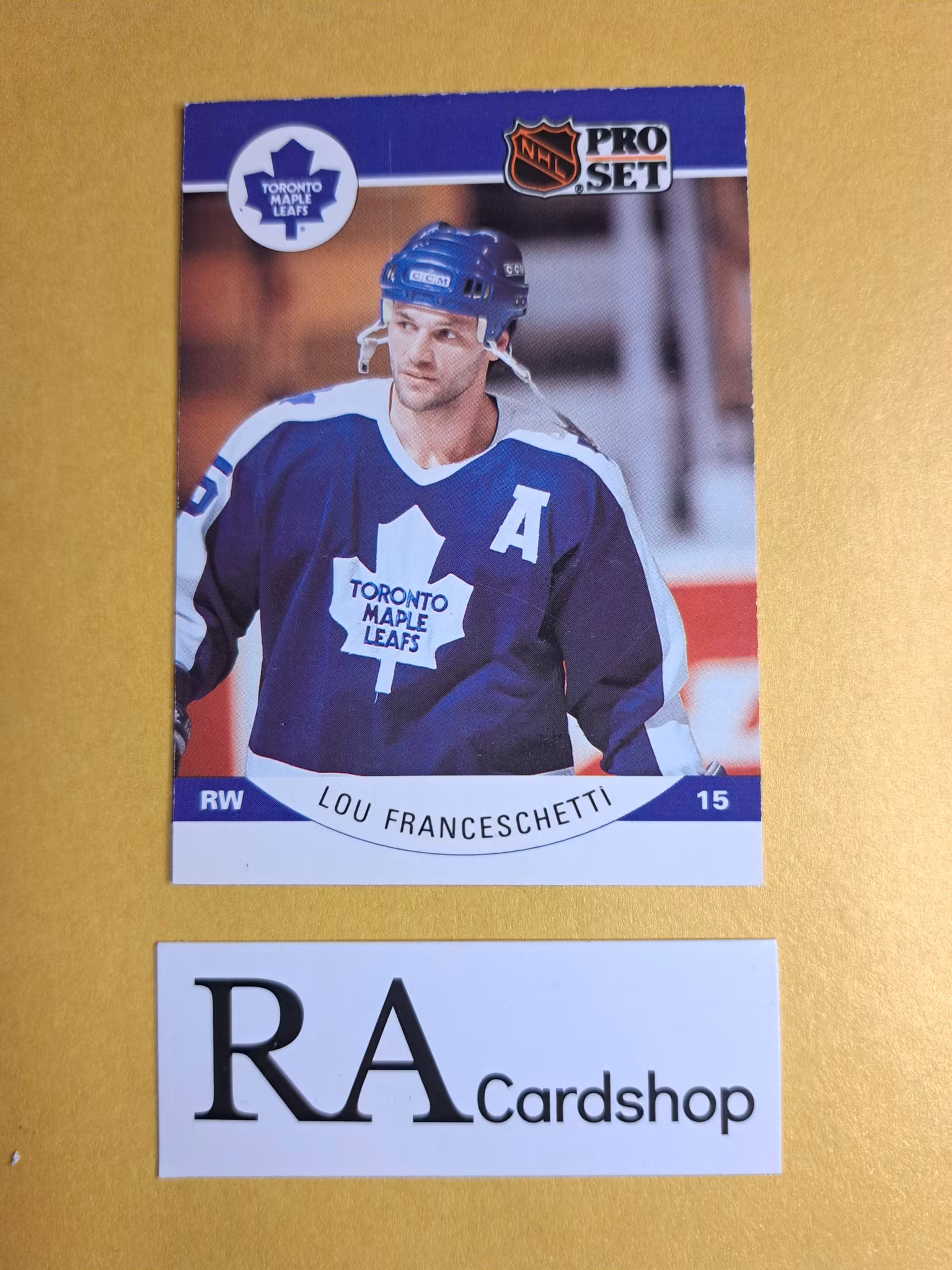 Lou Franceschetti 90-91 Pro Set #280 NHL Hockey