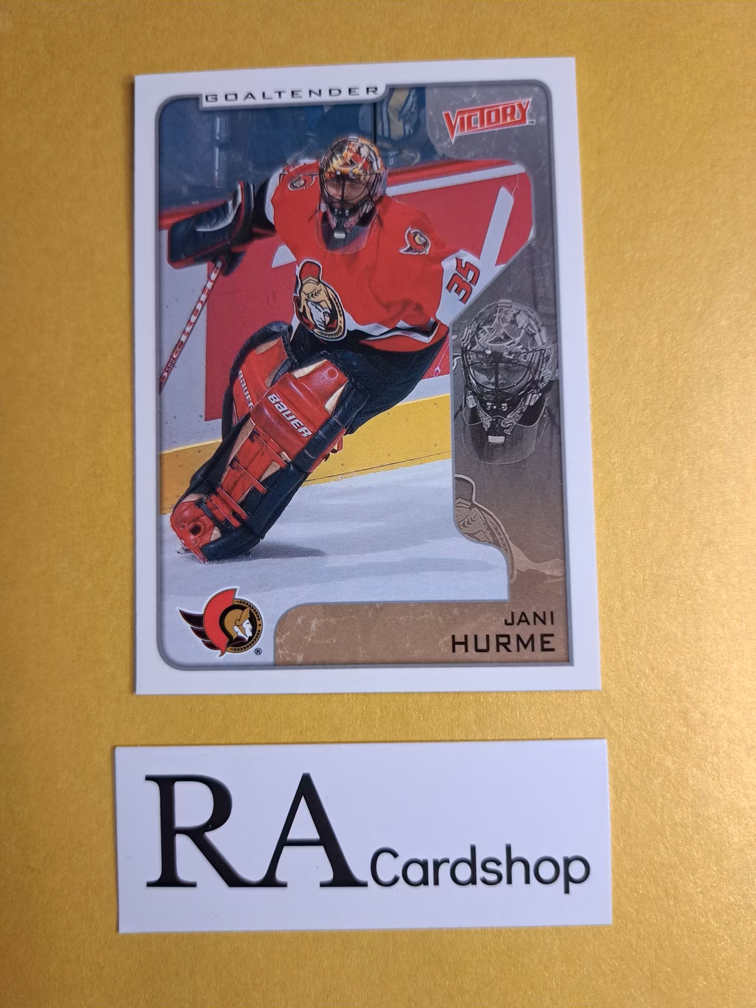 Jani Hurme 01-02 Upper Deck Victory #252 NHL Hockey