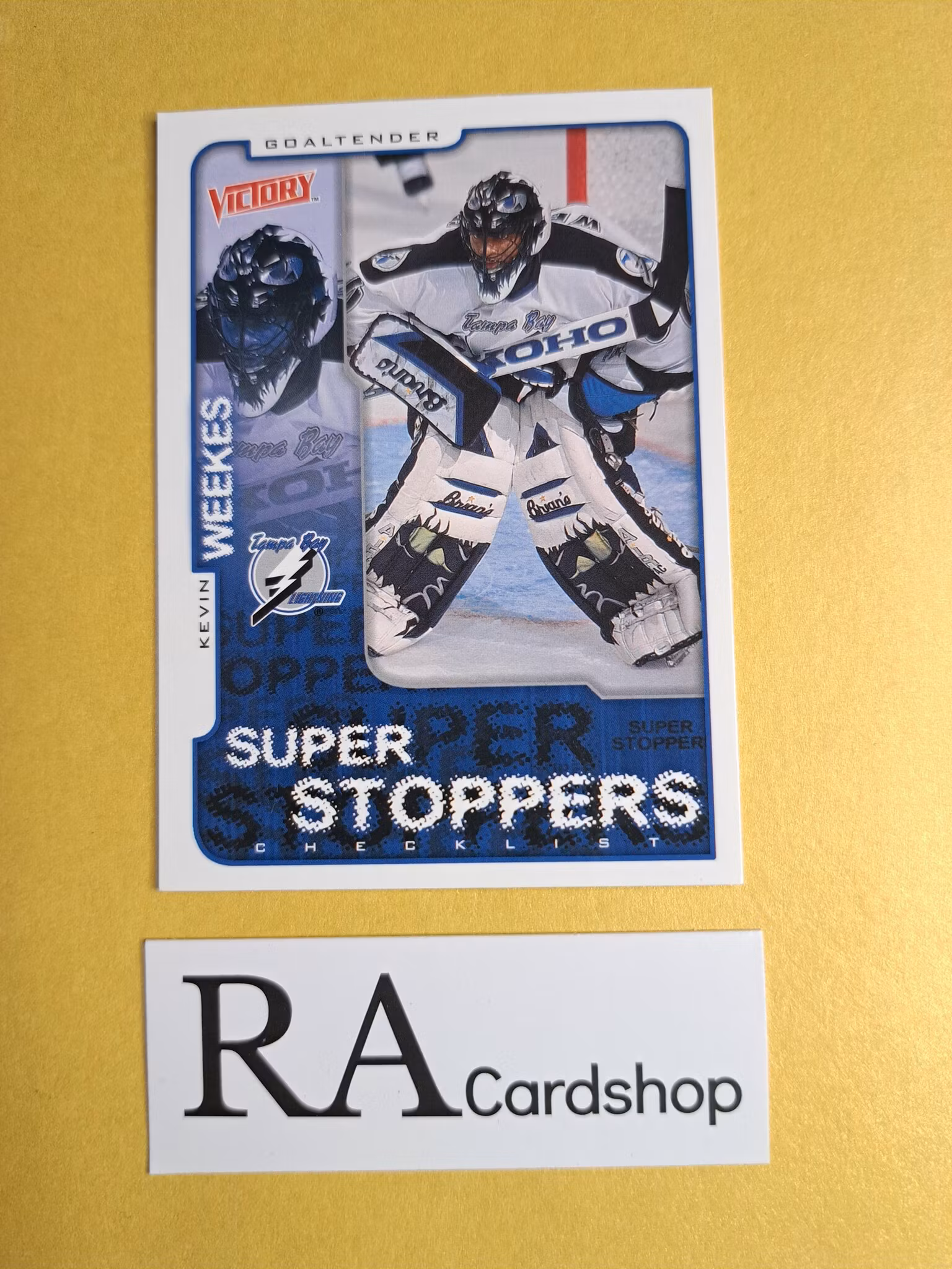 Kevin Weekes Super Stoppers 01-02 Upper Deck Victory #314 NHL Hockey