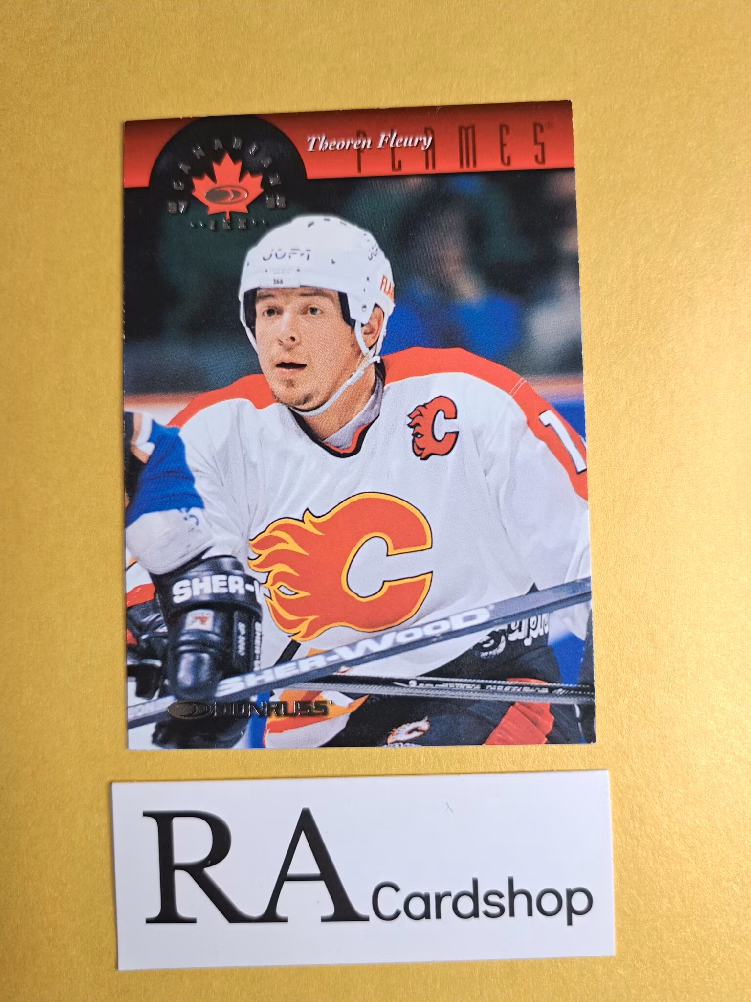 Theoren Fleury 96-97 Canadian Ice Donruss #23 NHL Hockey